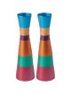 Yair Emanuel Large Anodized Aluminum Candlesticks - Variety of Colors