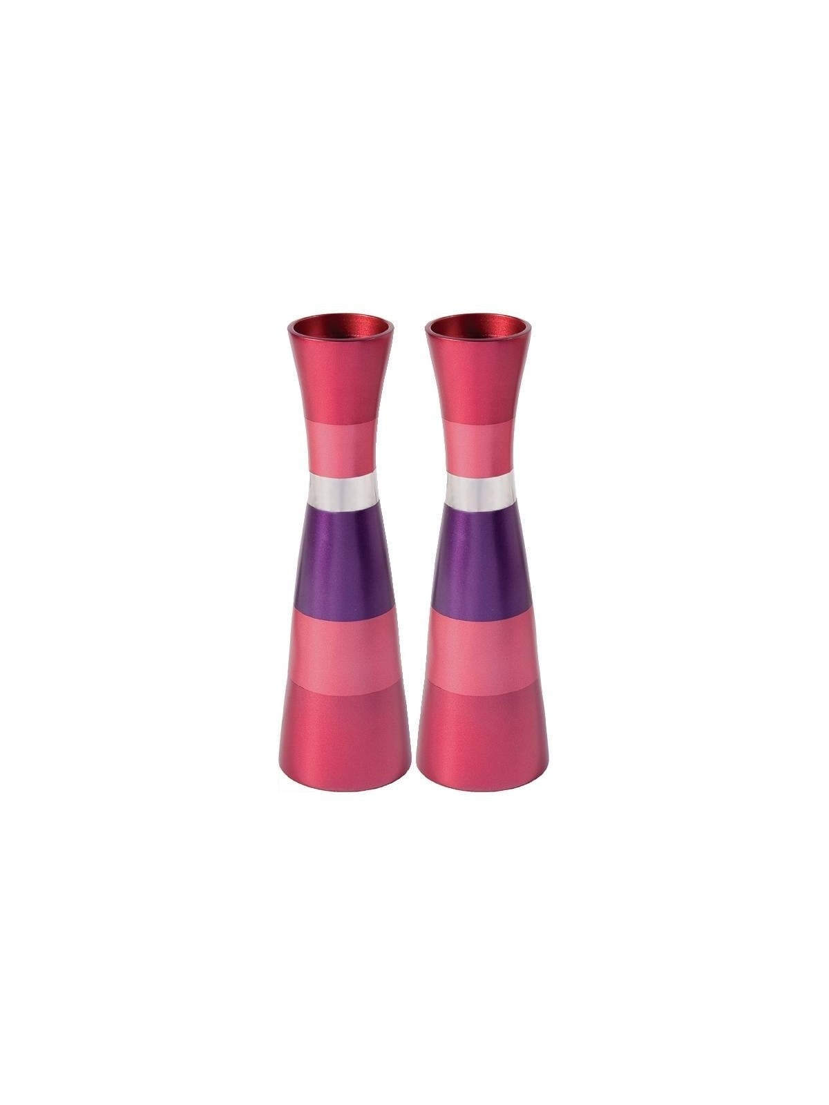 Yair Emanuel Large Anodized Aluminum Candlesticks - Variety of Colors