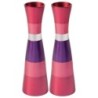 Yair Emanuel Large Anodized Aluminum Candlesticks - Variety of Colors