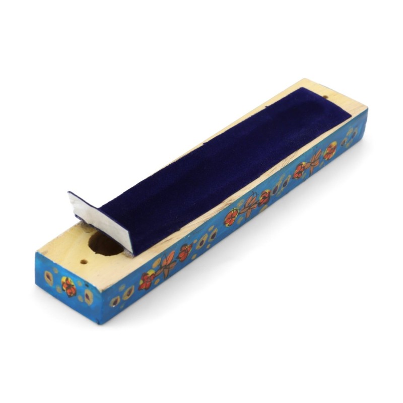 Yair Emanuel Small Wooden Mezuzah - Jerusalem Color