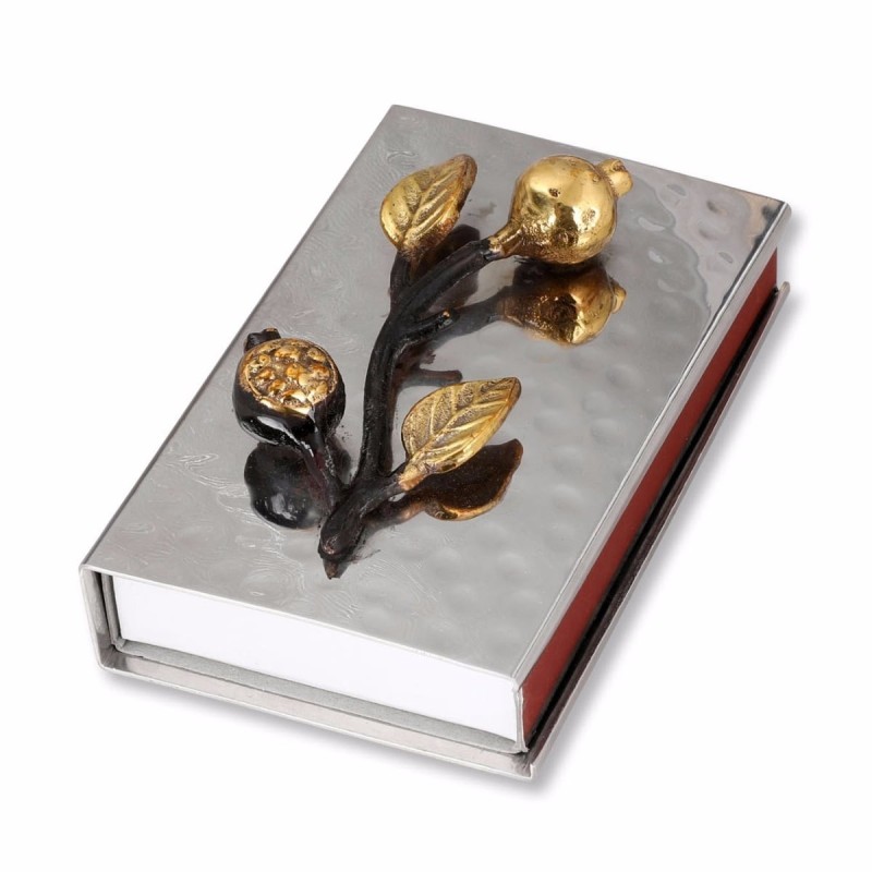 Yair Emanuel Matchbox Holder - Pomegranates (Large)