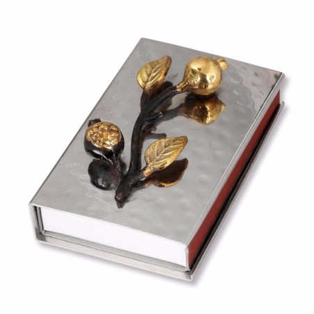 Yair Emanuel Matchbox Holder - Pomegranates (Large)