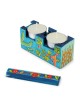 Yair Emanuel Hand Painted Travel Shabbat Candle Tower
