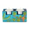 Yair Emanuel Hand Painted Travel Shabbat Candle Tower