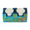 Yair Emanuel Hand Painted Travel Shabbat Candle Tower