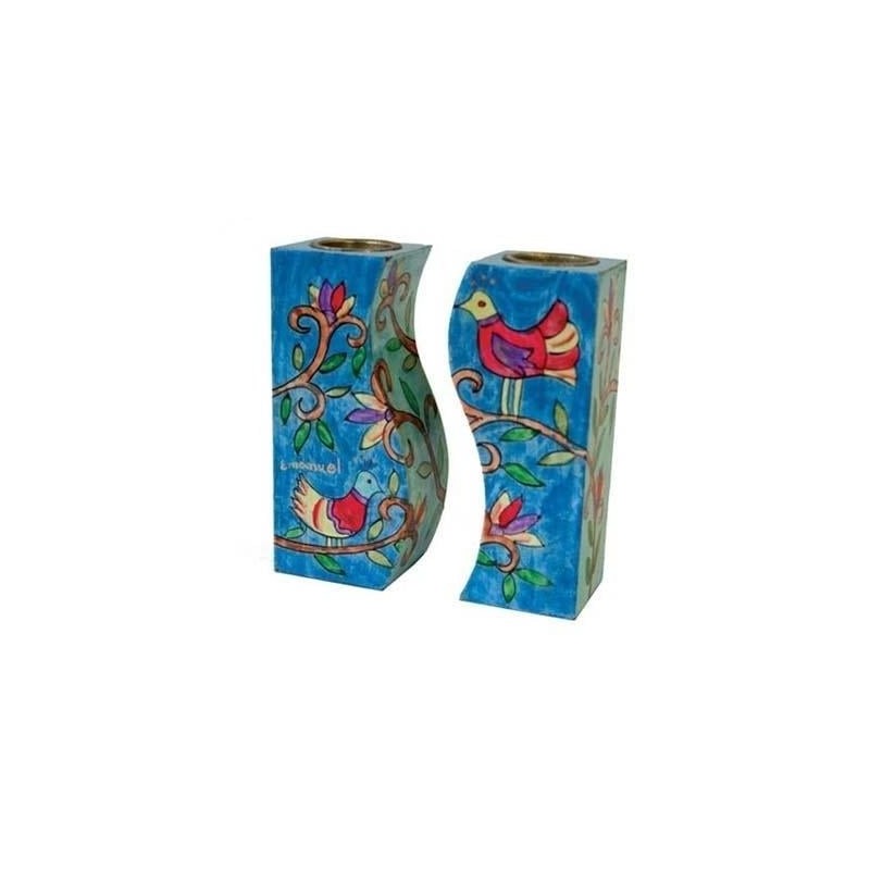 Yair Emanuel Fitted Candlesticks - Birds