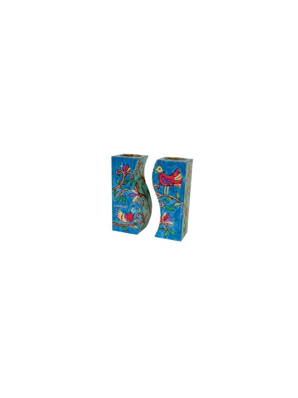 Yair Emanuel Fitted Candlesticks - Birds