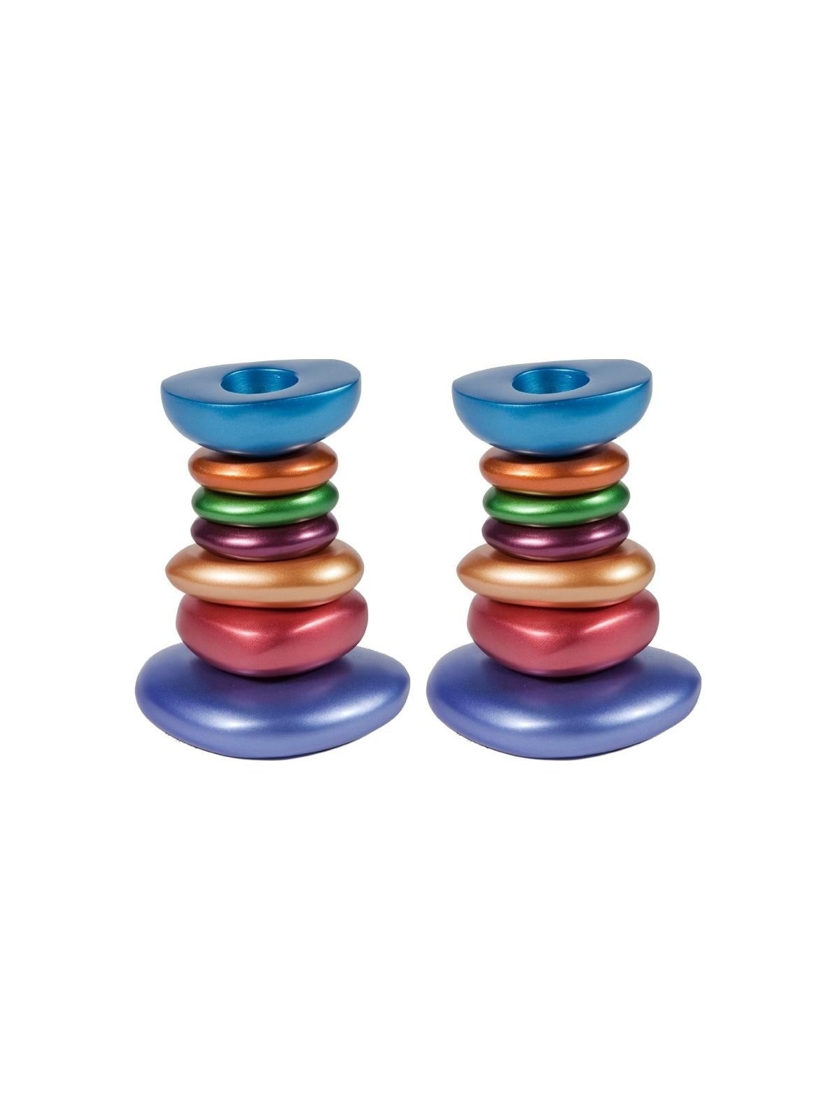 Stone Tower: Yair Emanuel Anodized Aluminum Candlesticks - Variety of