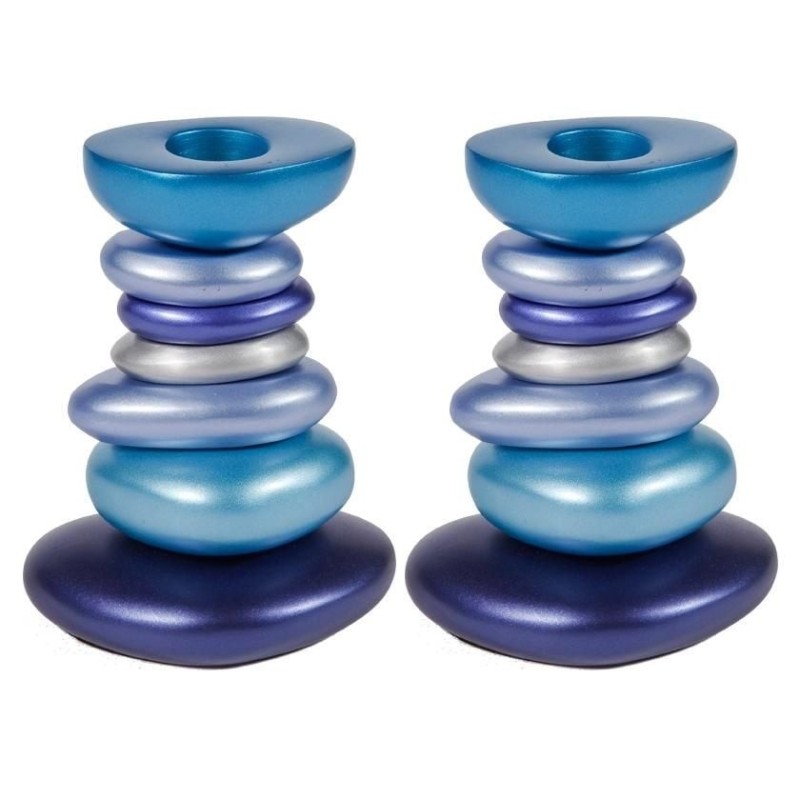 Stone Tower: Yair Emanuel Anodized Aluminum Candlesticks - Variety of