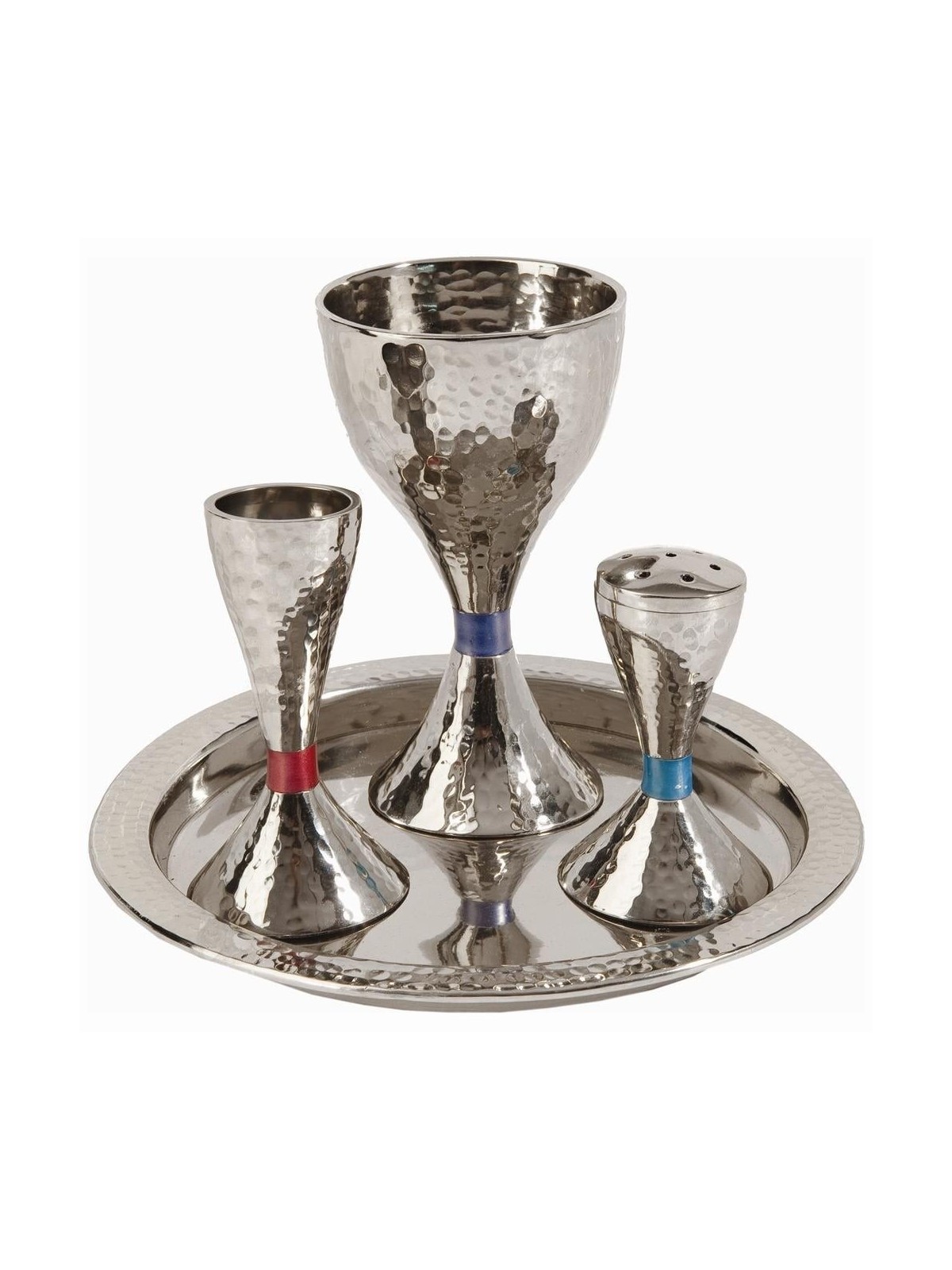 Yair Emanuel Textured Nickel Havdallah Set. Variety of Colors