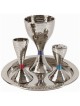 Yair Emanuel Textured Nickel Havdallah Set. Variety of Colors