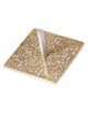 Yair Emanuel Pomegranate & Floral Pattern Square Dreidel (In Range of