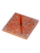 Yair Emanuel Pomegranate & Floral Pattern Square Dreidel (In Range of