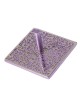 Yair Emanuel Pomegranate & Floral Pattern Square Dreidel (In Range of