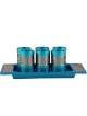 Kiddush Cup Set With Pomegranate Design By Yair Emanuel (Choice of Col