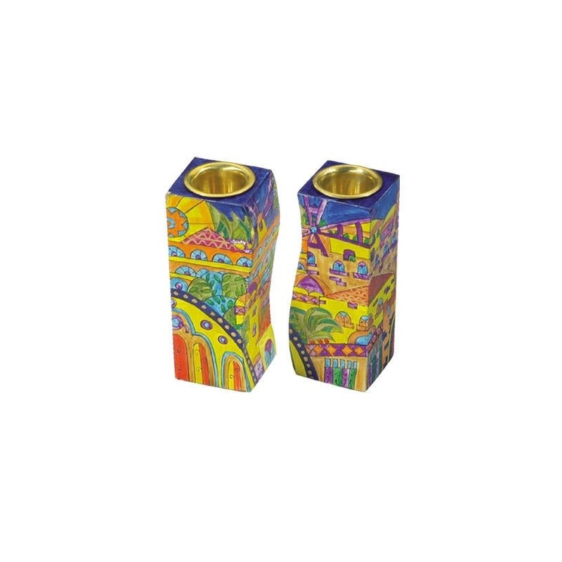 Yair Emanuel Fitted Candlesticks - Jerusalem Oriental