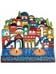 Jerusalem: Yair Emanuel Painted Laser Cut Metal Candle Holder