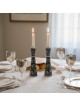 Hand Painted Pomegranate Candlesticks by Yair Emanuel 8.5' / 21 cm