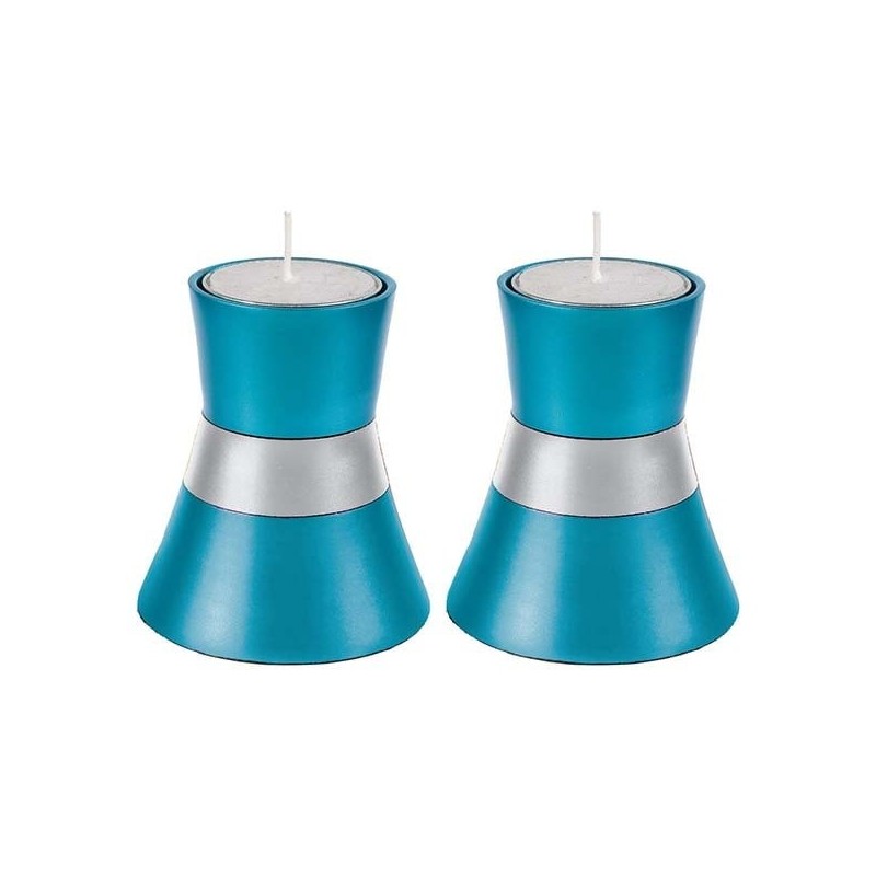 Organic Column: Yair Emanuel Anodized Aluminum Candlesticks