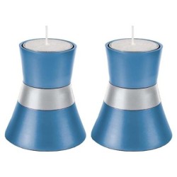 Organic Column: Yair Emanuel Anodized Aluminum Candlesticks