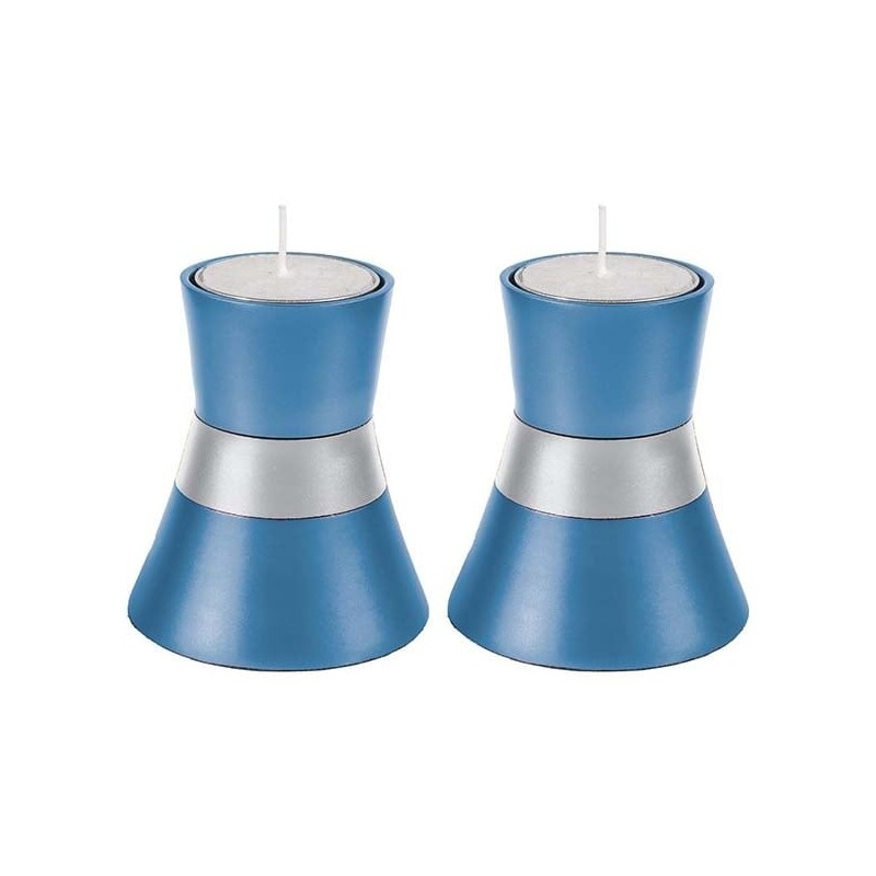Organic Column: Yair Emanuel Anodized Aluminum Candlesticks