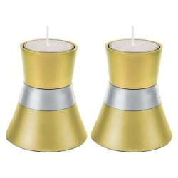 Organic Column: Yair Emanuel Anodized Aluminum Candlesticks