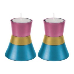 Organic Column: Yair Emanuel Anodized Aluminum Candlesticks