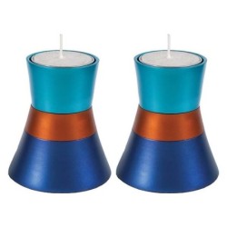 Organic Column: Yair Emanuel Anodized Aluminum Candlesticks