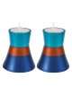 Organic Column: Yair Emanuel Anodized Aluminum Candlesticks