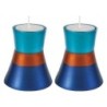 Organic Column: Yair Emanuel Anodized Aluminum Candlesticks
