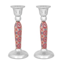Yair Emanuel Modern Candlesticks - Floral Design