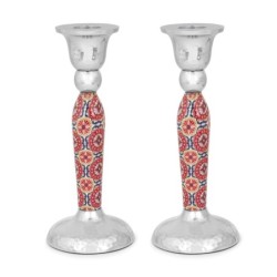 Yair Emanuel Modern Candlesticks - Floral Design