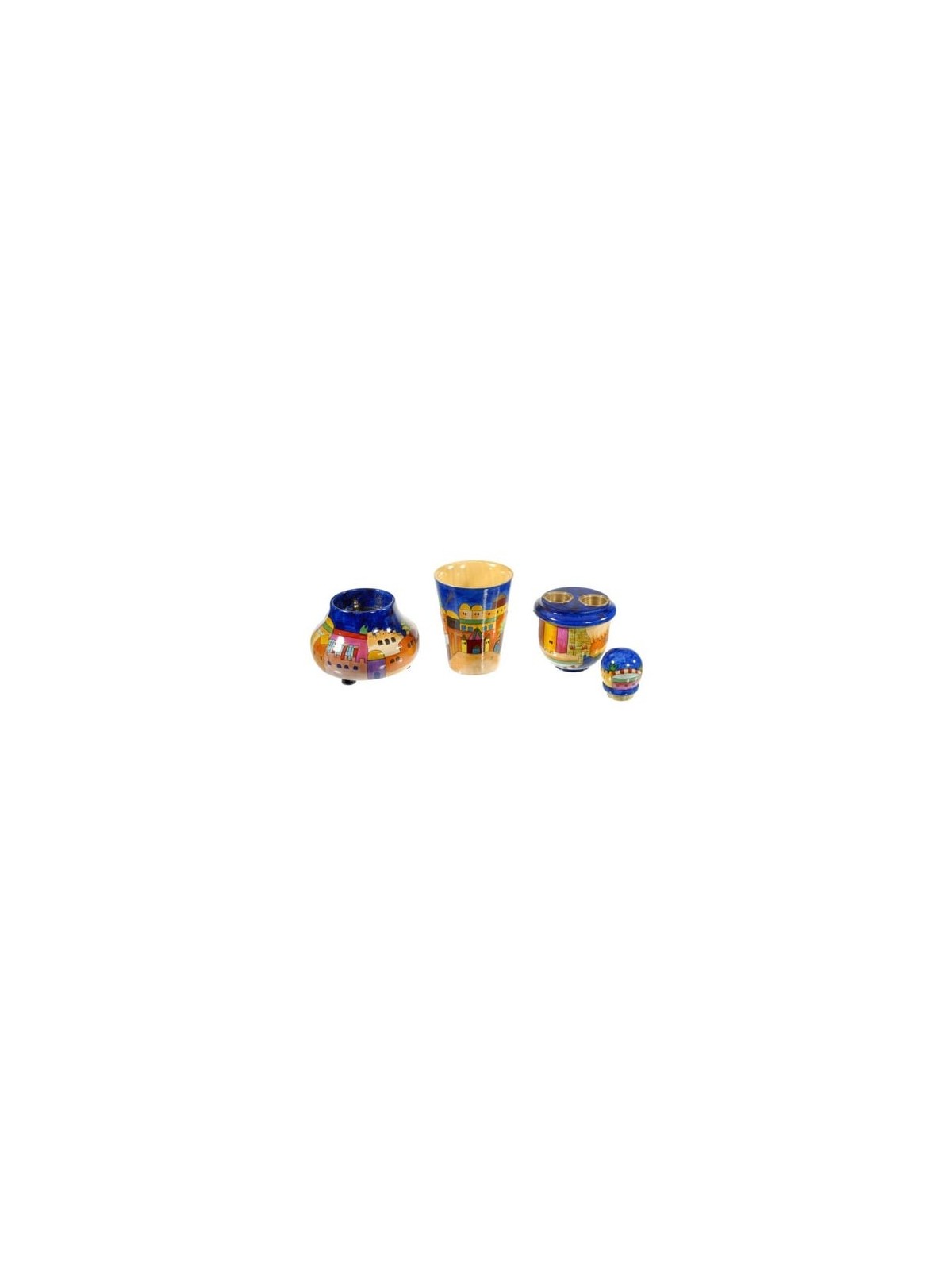 Yair Emanuel Travel Shabbat/Havdalah Set - Jerusalem