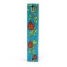 Yair Emanuel Small Wooden Mezuzah - Pomegranate Branches