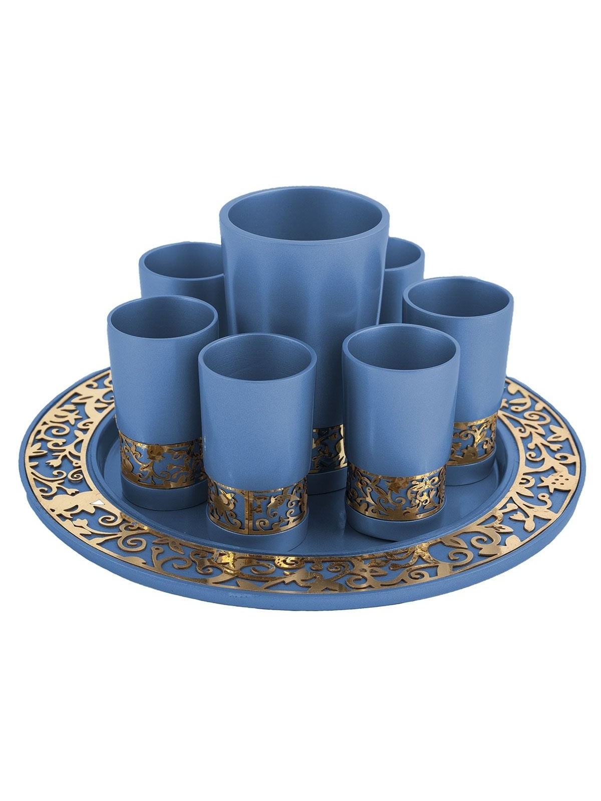 Yair Emanuel Pomegranate Kiddush Cup Set - Variety of Colors