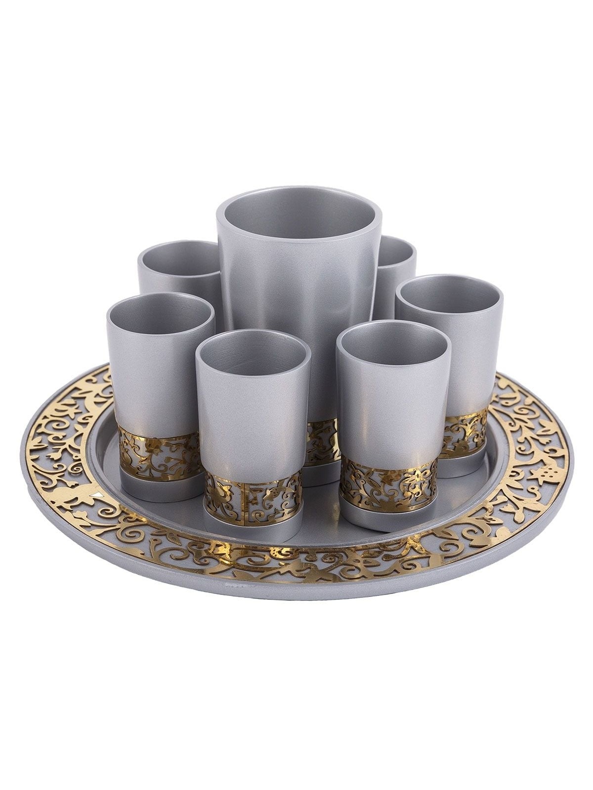 Yair Emanuel Pomegranate Kiddush Cup Set - Variety of Colors