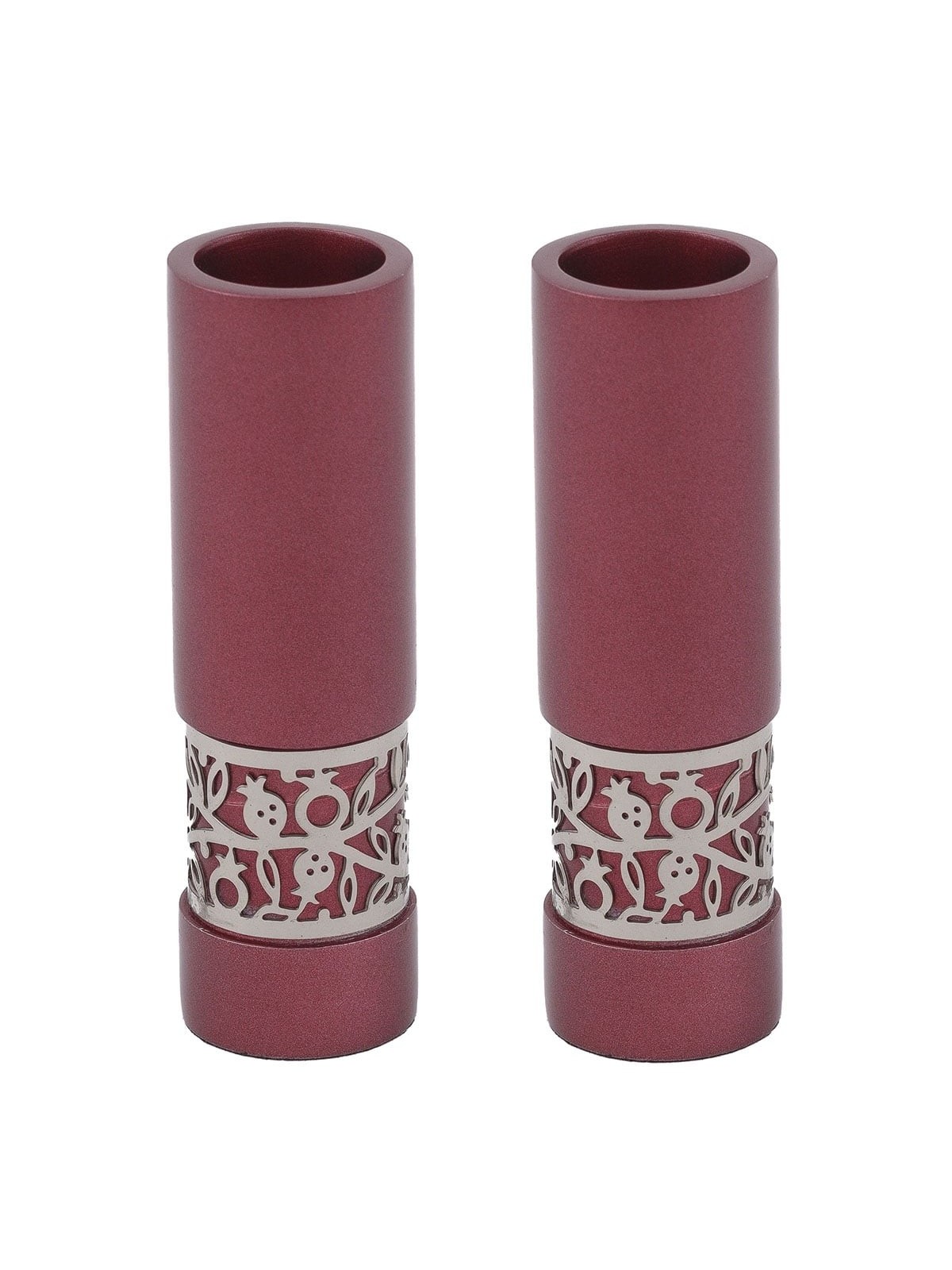 Yair Emanuel Anodized Aluminum Pomegranate Candlesticks (Choice of Col