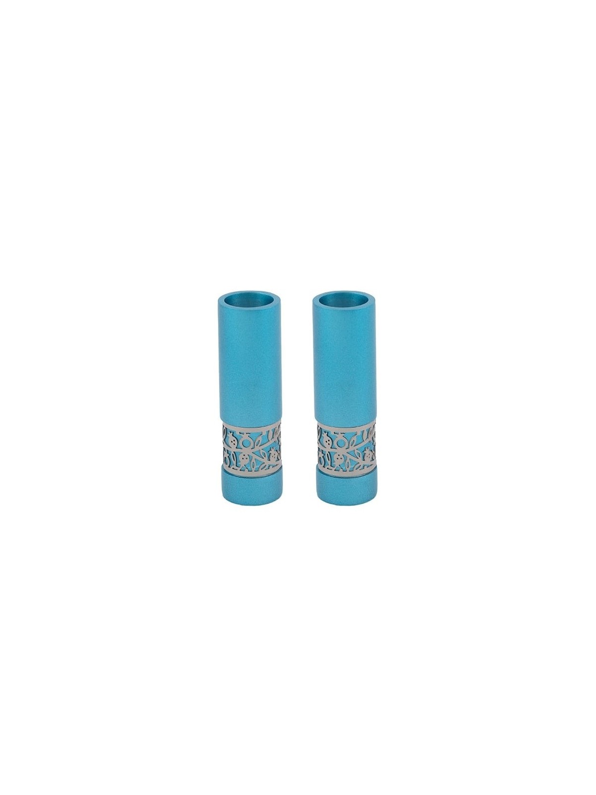 Yair Emanuel Anodized Aluminum Pomegranate Candlesticks (Choice of Col
