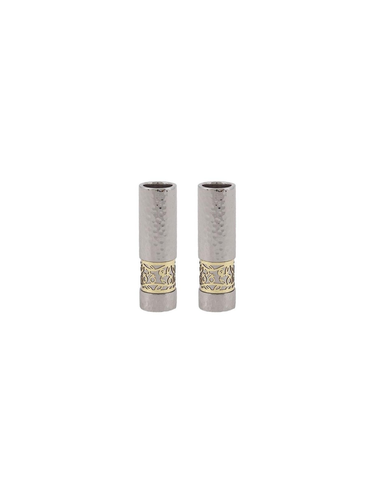 Yair Emanuel Anodized Aluminum Pomegranate Candlesticks (Choice of Col