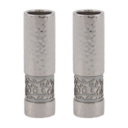 Yair Emanuel Anodized Aluminum Pomegranate Candlesticks (Choice of Col