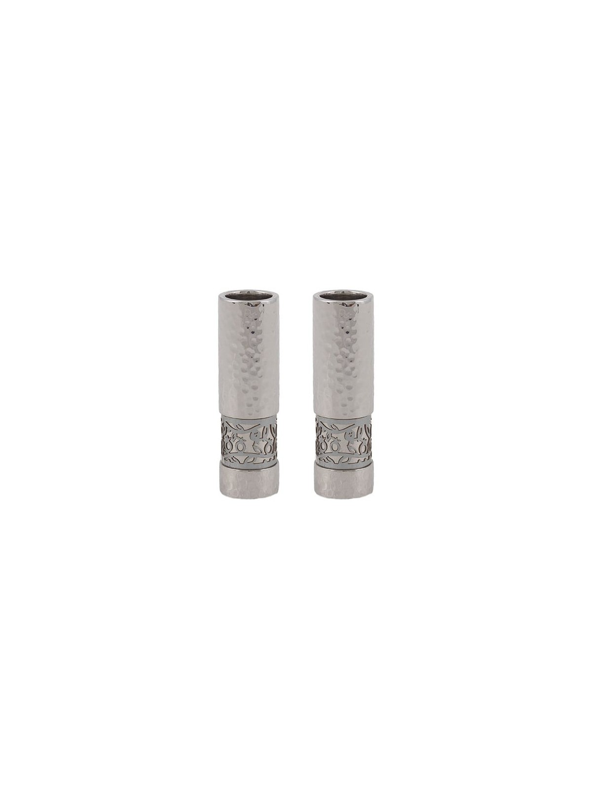 Yair Emanuel Anodized Aluminum Pomegranate Candlesticks (Choice of Col