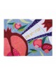 Yair Emanuel Raw Silk Challah Cover - Large Pomegranate Design