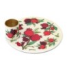 Hand Painted Round Single Candle Holder - Design Option