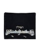Yair Emanuel Velvet Embroidered Tallit and Tefillin Bag - Jerusalem in
