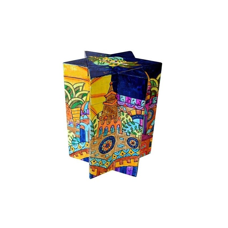 Yair Emanuel Star of David Tzedakah (Charity) Box - Jerusalem Oriental