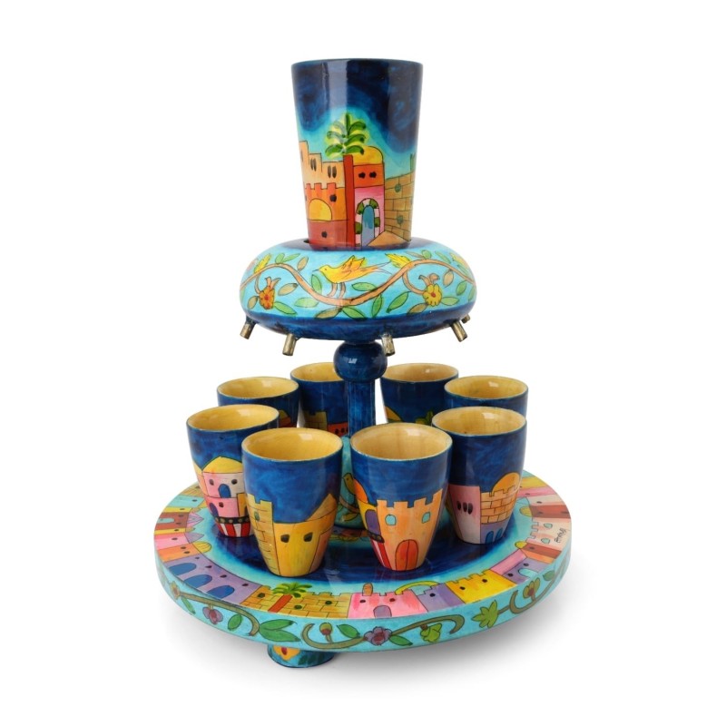 Yair Emanuel Wooden Kiddush Fountain - Jerusalem