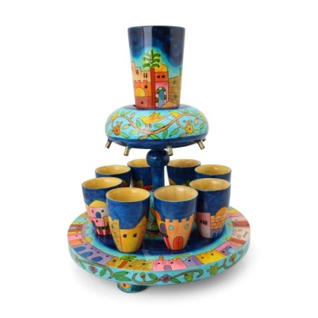 Yair Emanuel Wooden Kiddush Fountain - Jerusalem