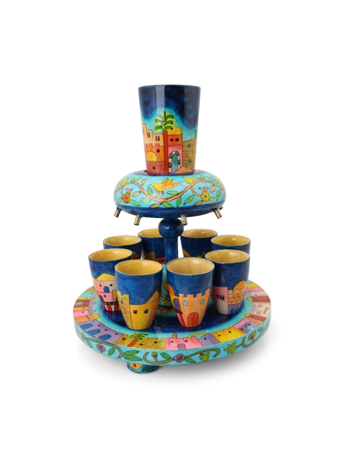 Yair Emanuel Wooden Kiddush Fountain - Jerusalem