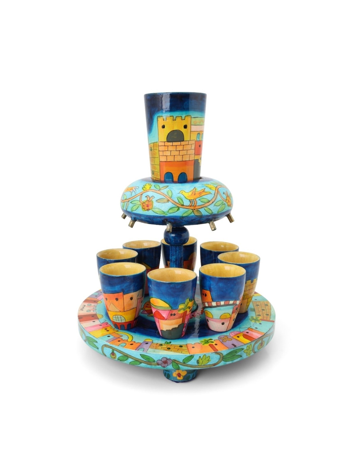 Yair Emanuel Wooden Kiddush Fountain - Jerusalem