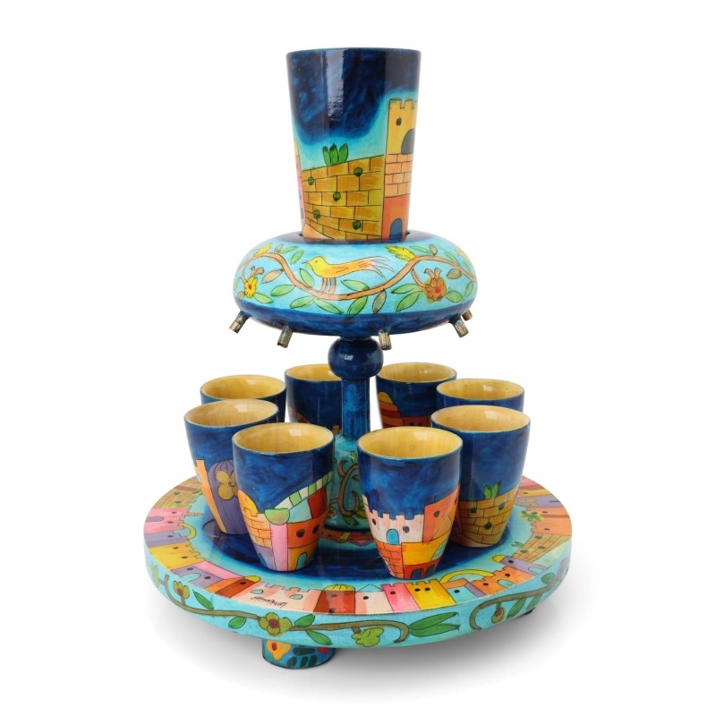 Yair Emanuel Wooden Kiddush Fountain - Jerusalem